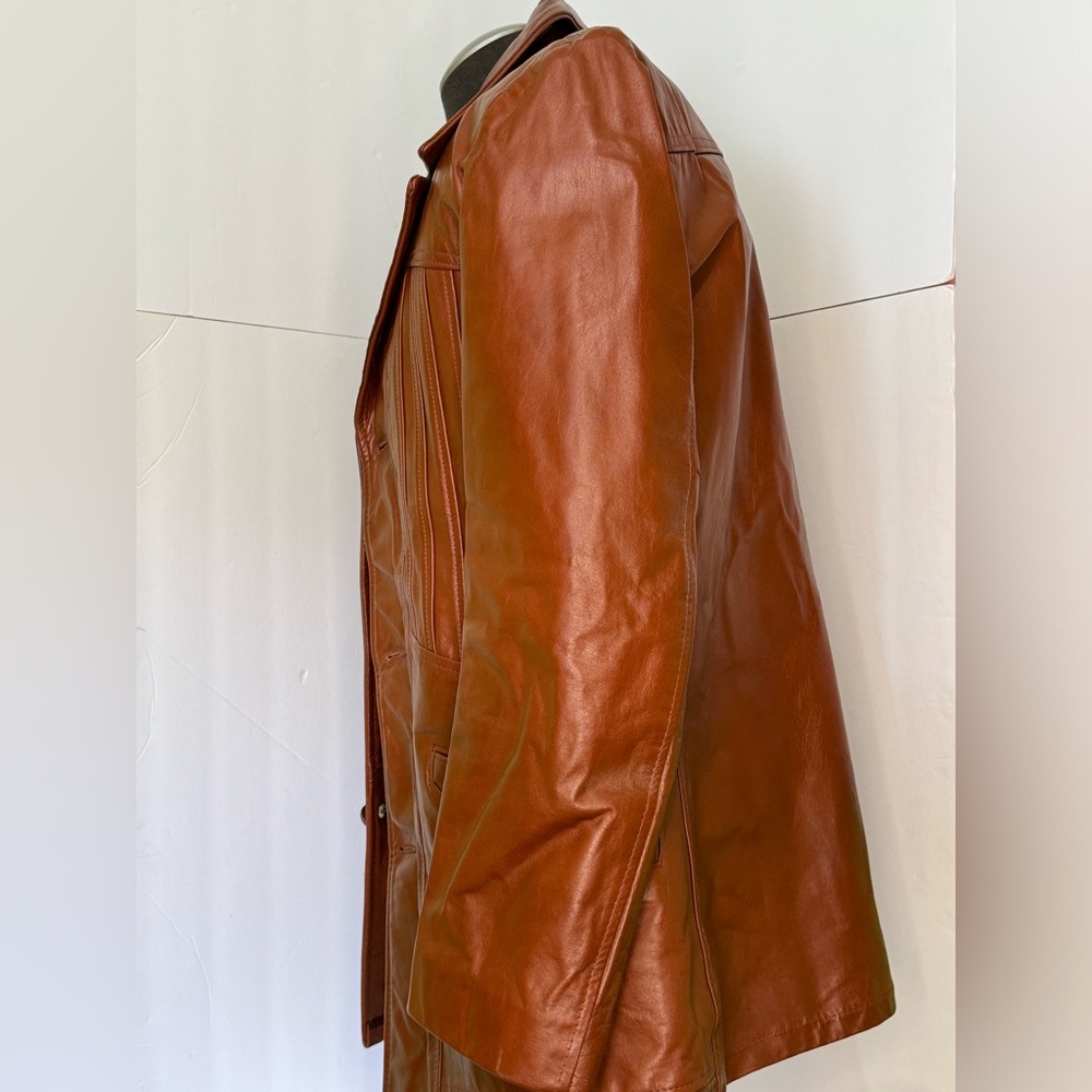Vintage 70s Leather Jacket - Picture 3 of 10